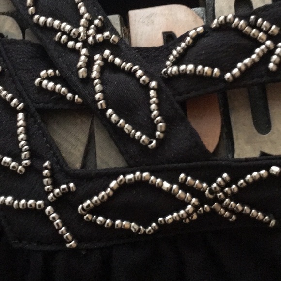 WHITE HOUSE BLACK MARKET Beaded Sleeveless Top - Picture 3 of 8
